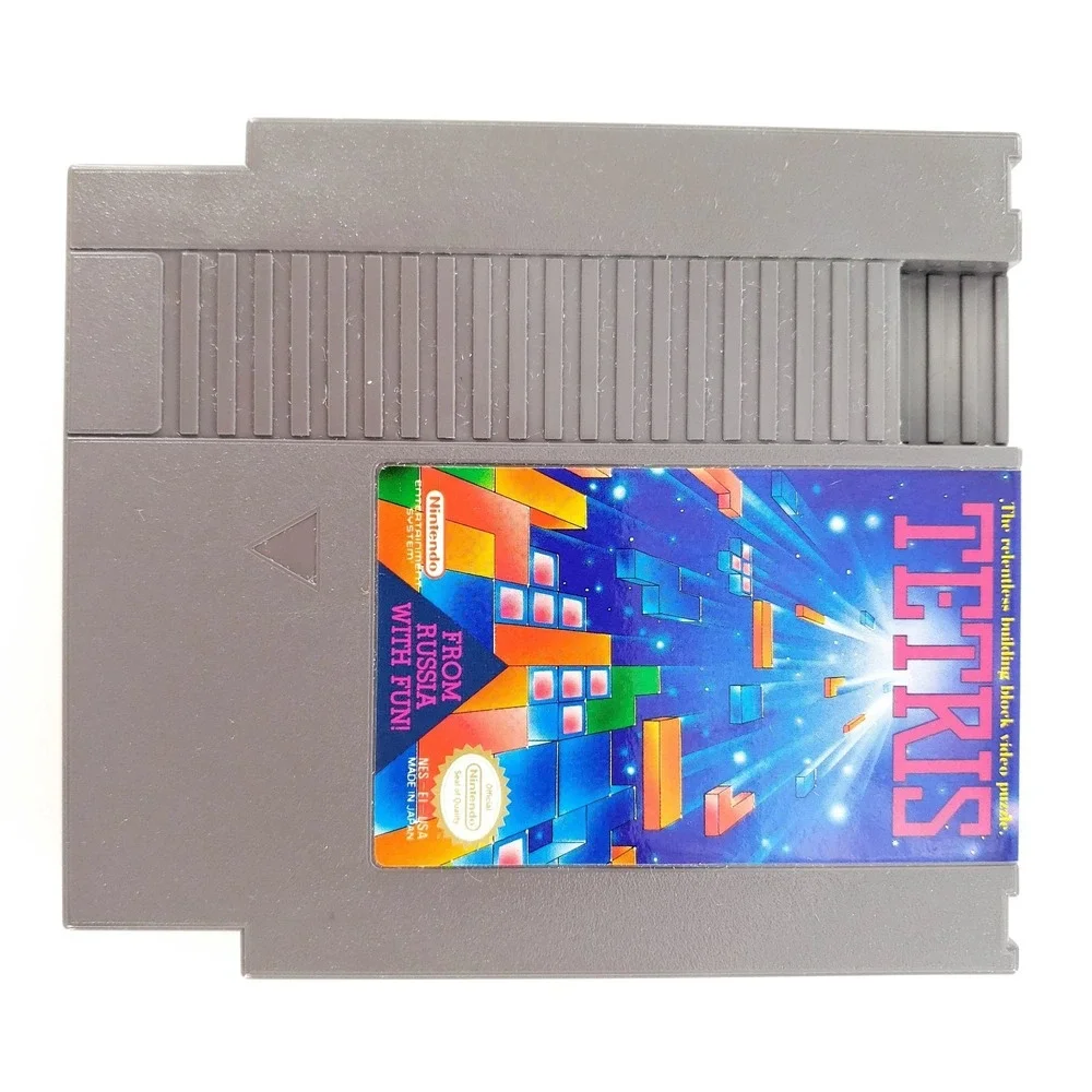 Tetris Nintendo NES Authentic w/ Manual & Case Tested & Works